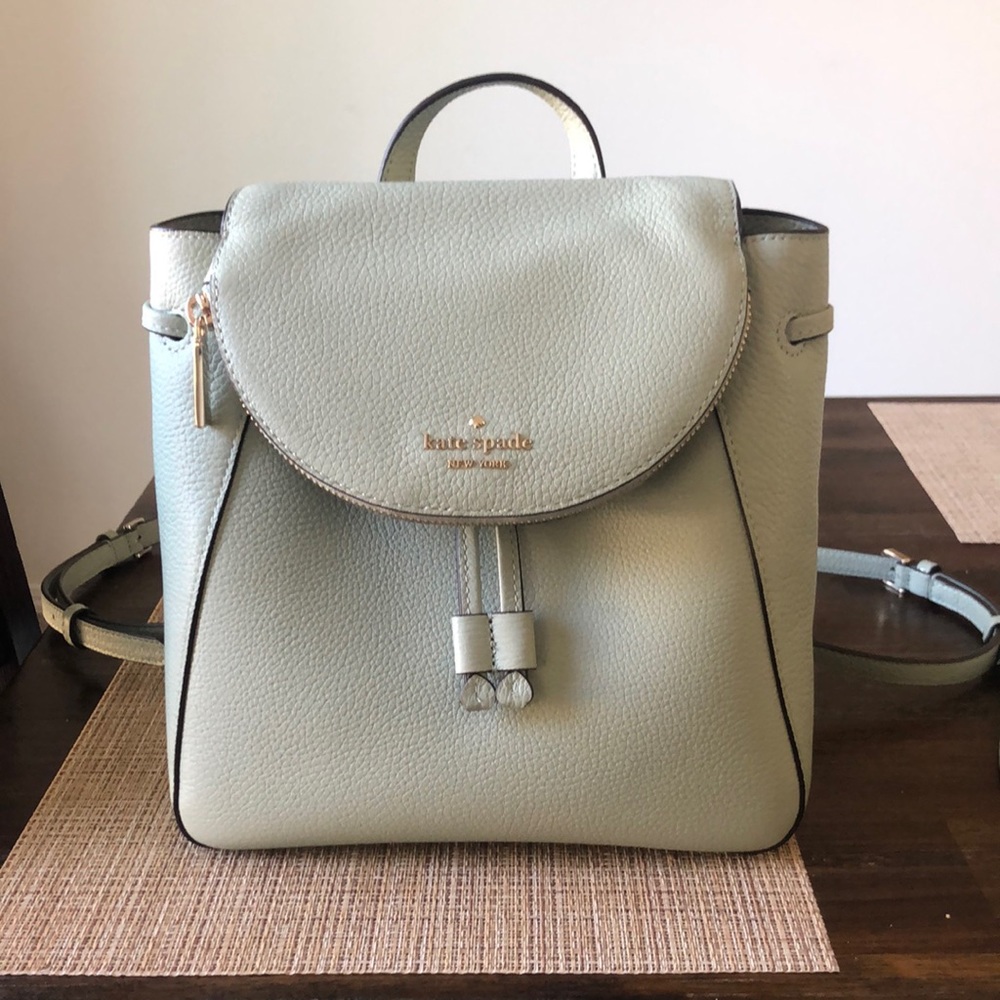Authentic Kate Spade Leila Medium Flap Backpack Purse